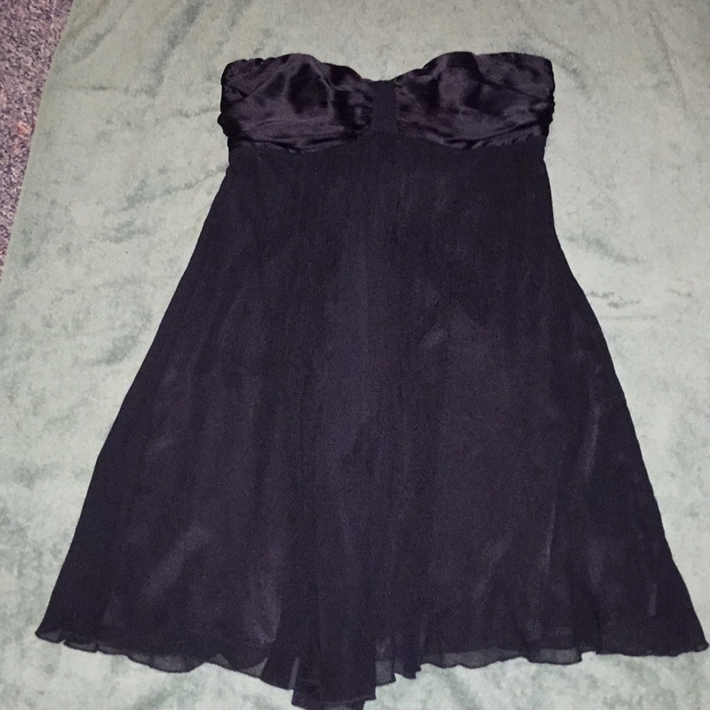 Express Little black strapless dress